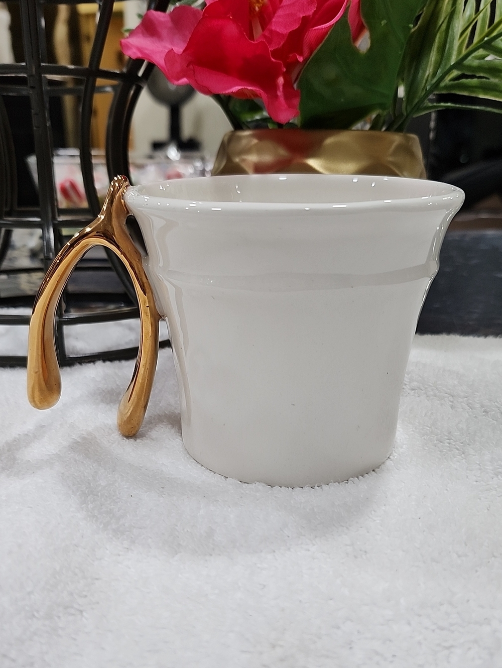 Glitterville Wishbone Handmade Ceramic Mug